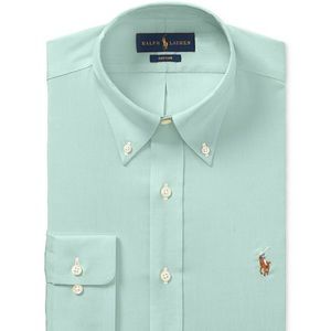 Men’s green Ralph Lauren dress shirt